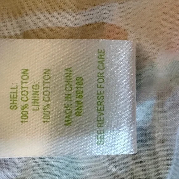 Lilly Pulitzer Floral Strapless Cotton Dress Pink Yellow Sz 8 Small Smocked - Picture 12 of 12